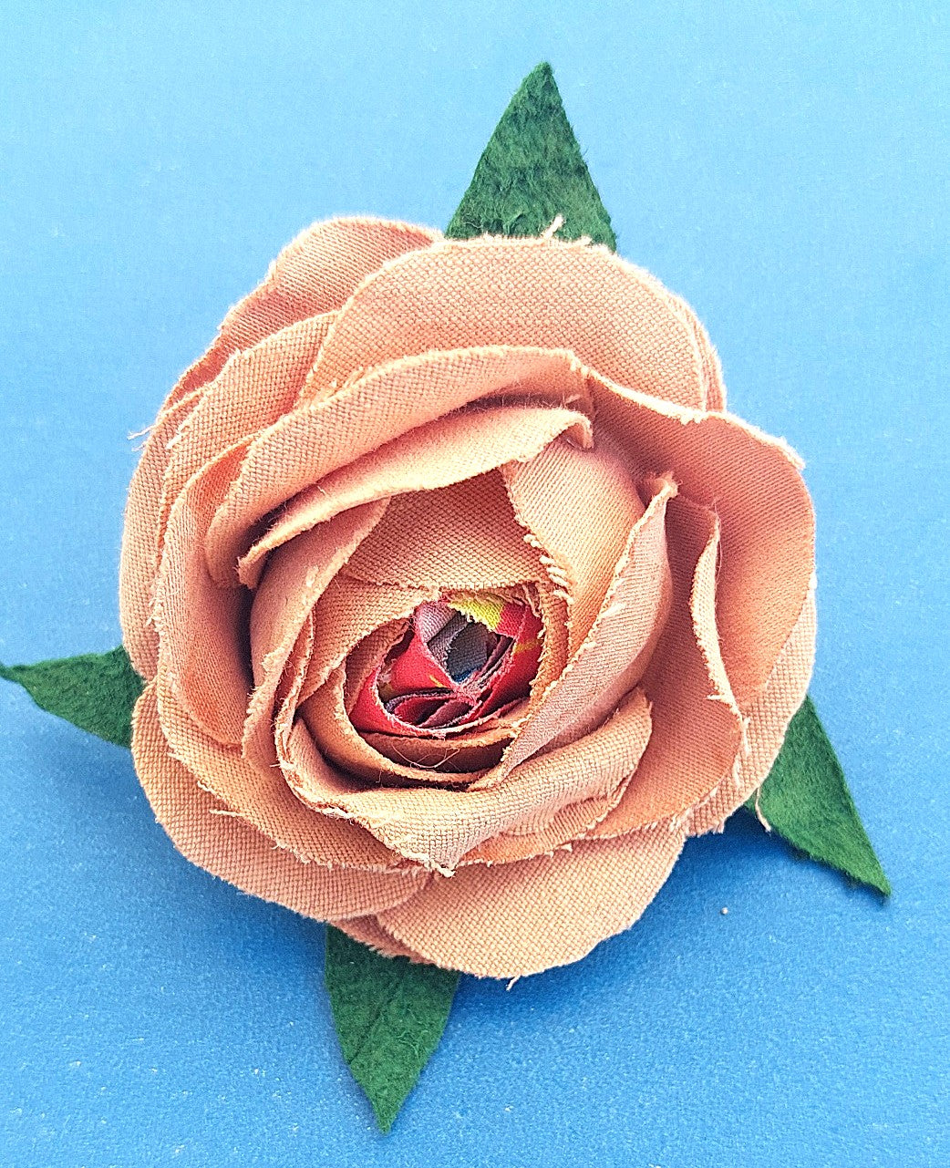 Broche Rose - Rose saumon