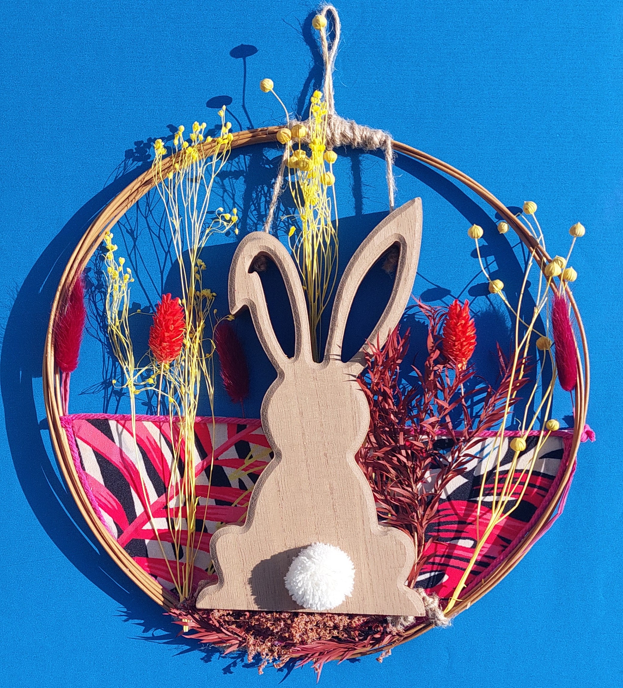 Couronne Lapin des Prés en Fleurs