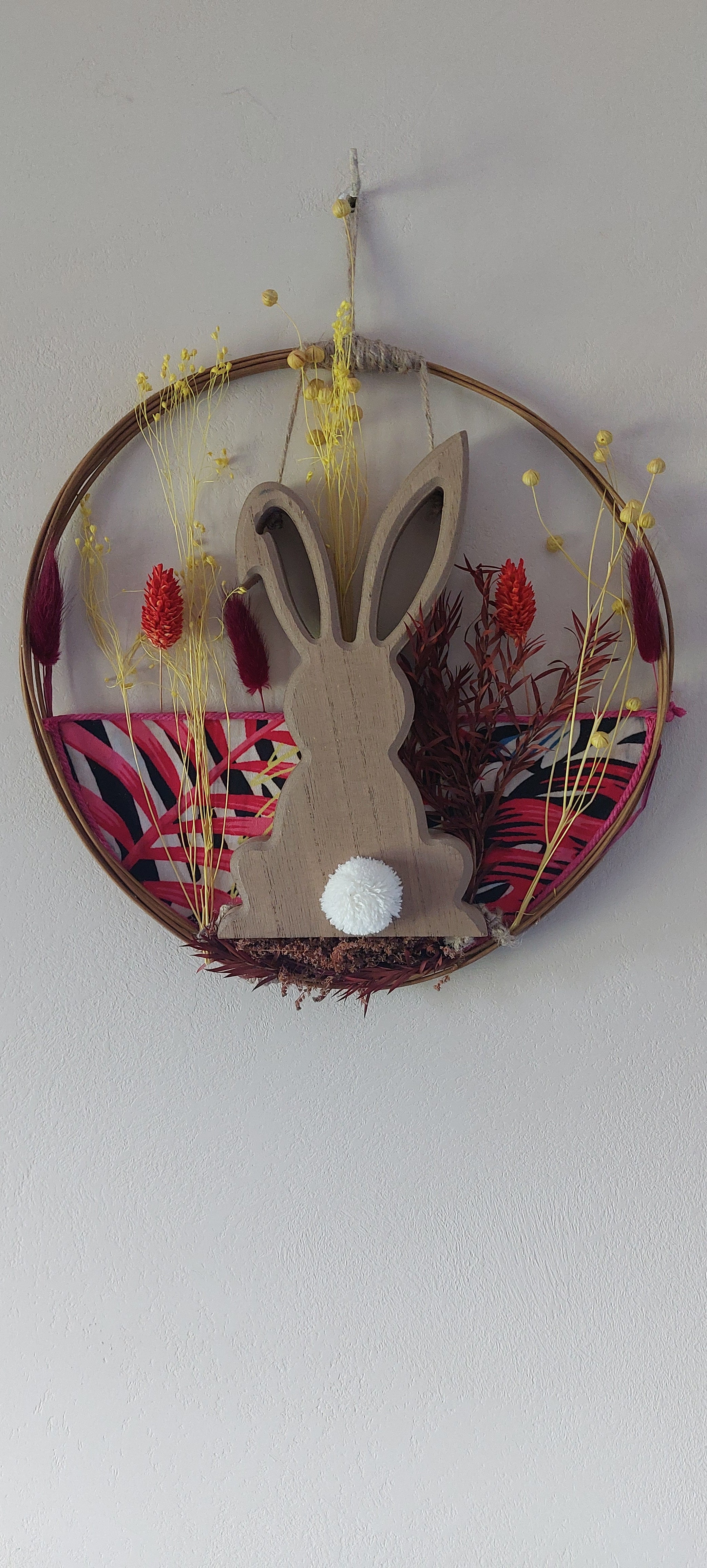 Couronne Lapin des Prés en Fleurs
