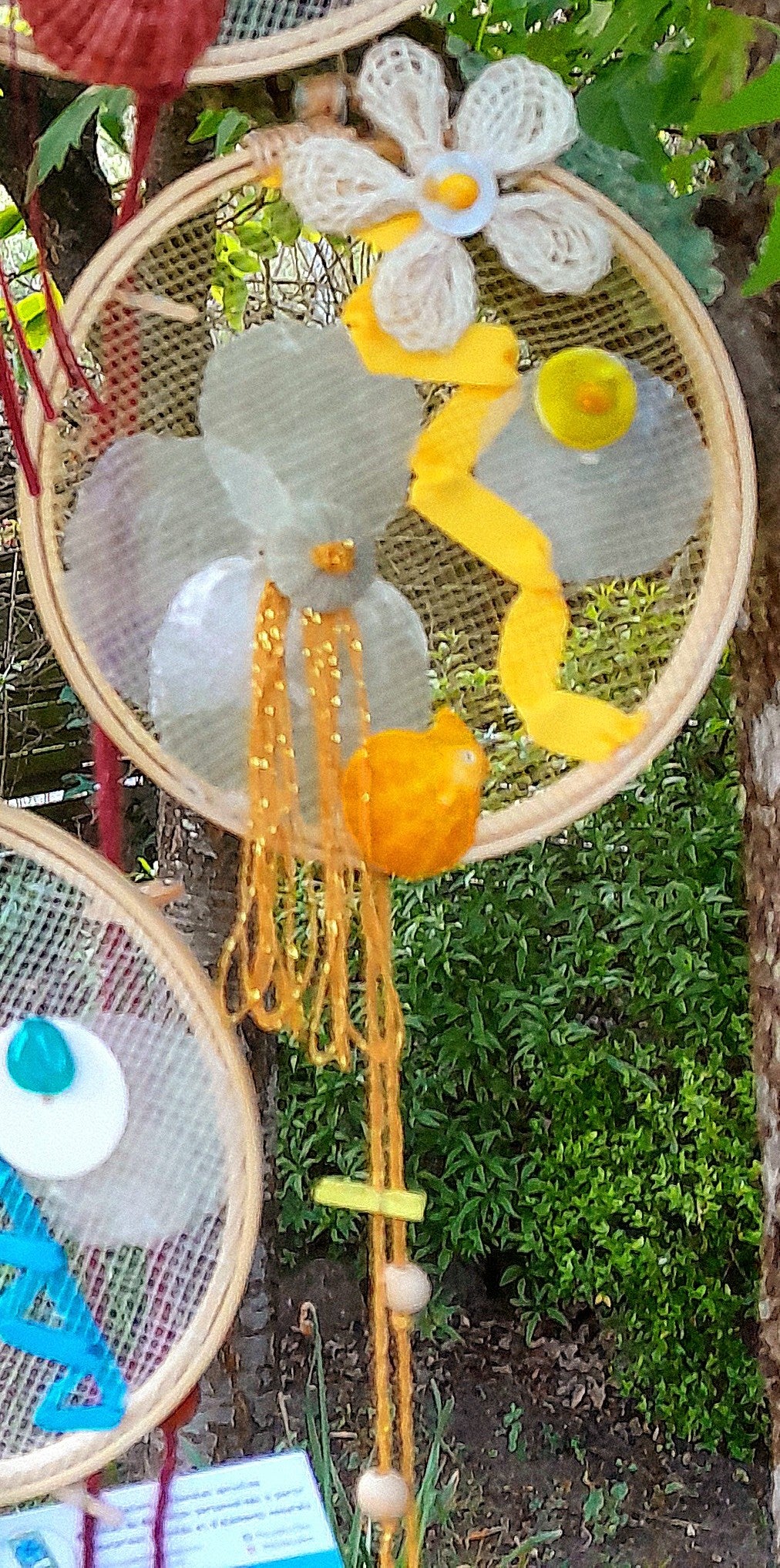 Suspension de Jardin Jaune
